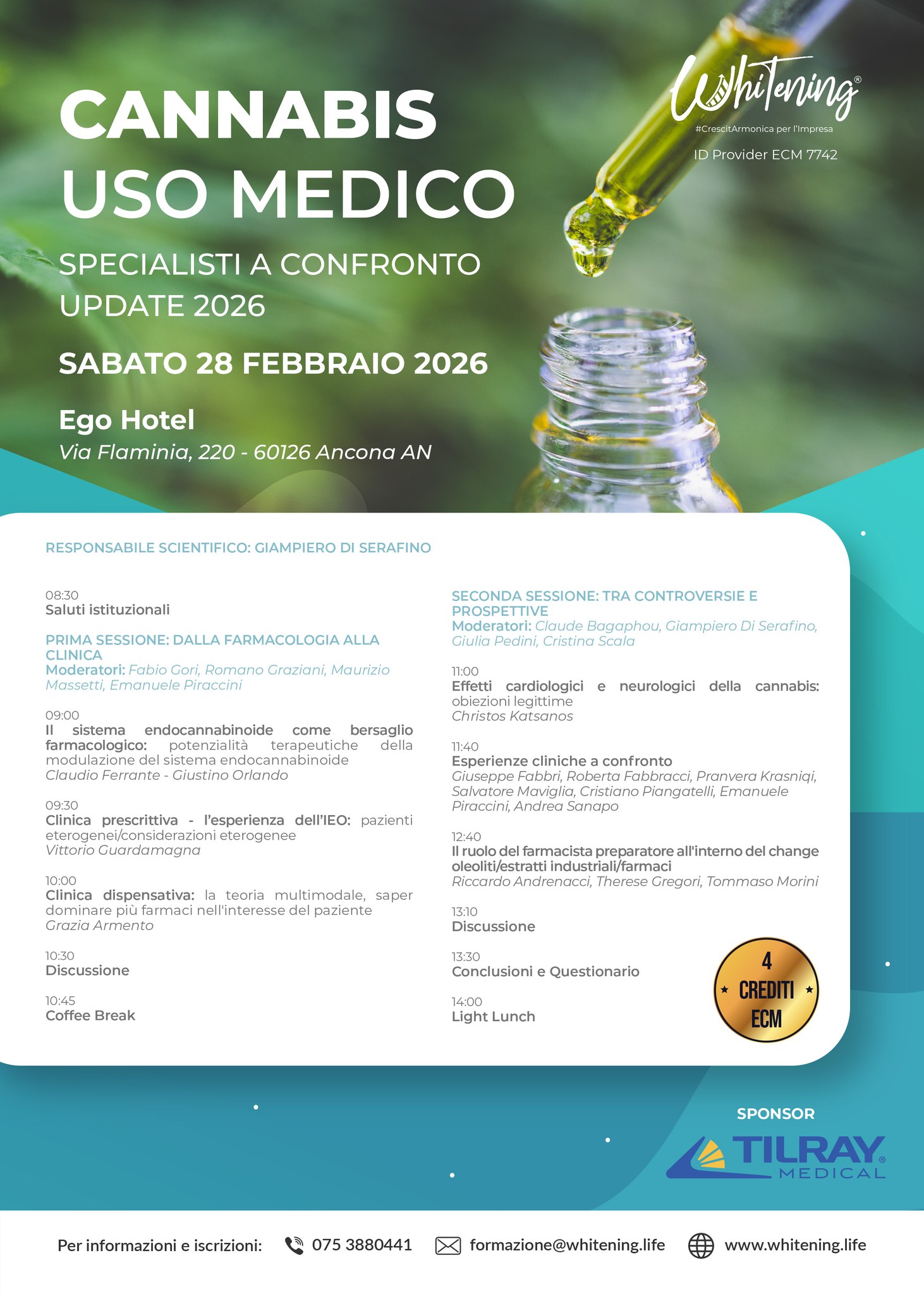 Cannabis uso medico: specialisti a confronto - Update 2026