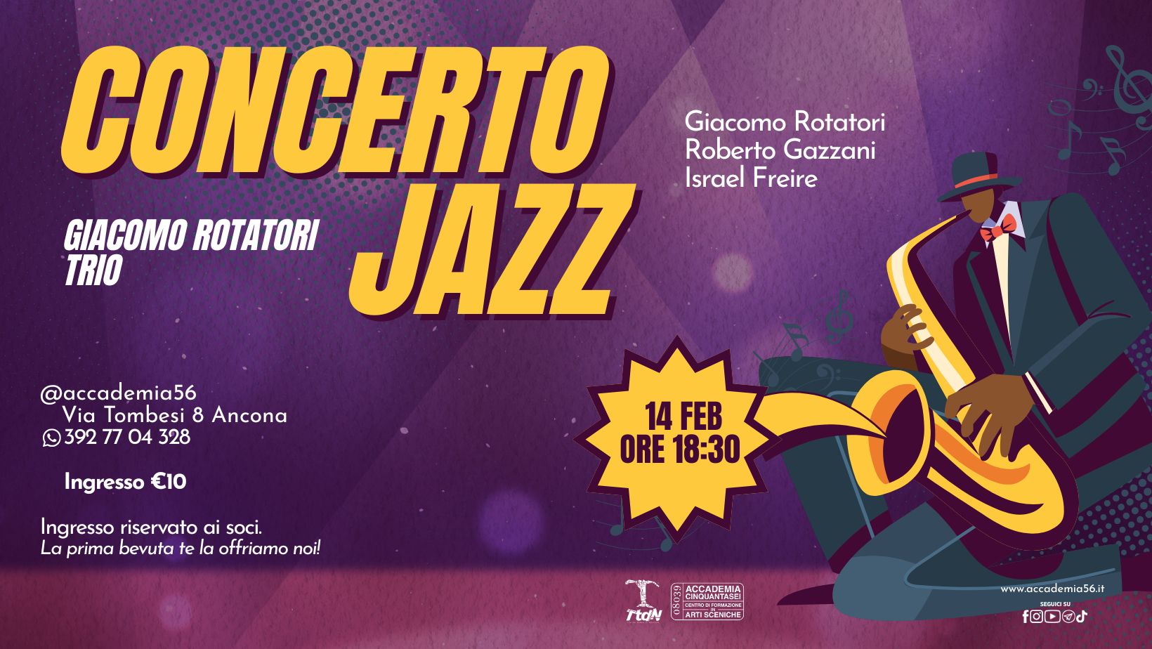 Concerto Jazz - Giacomo Rotatori Trio