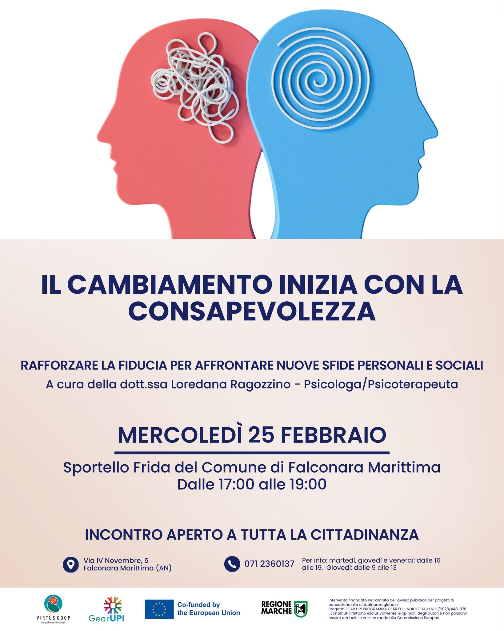 Il cambiamento inizia con la consapevolezza