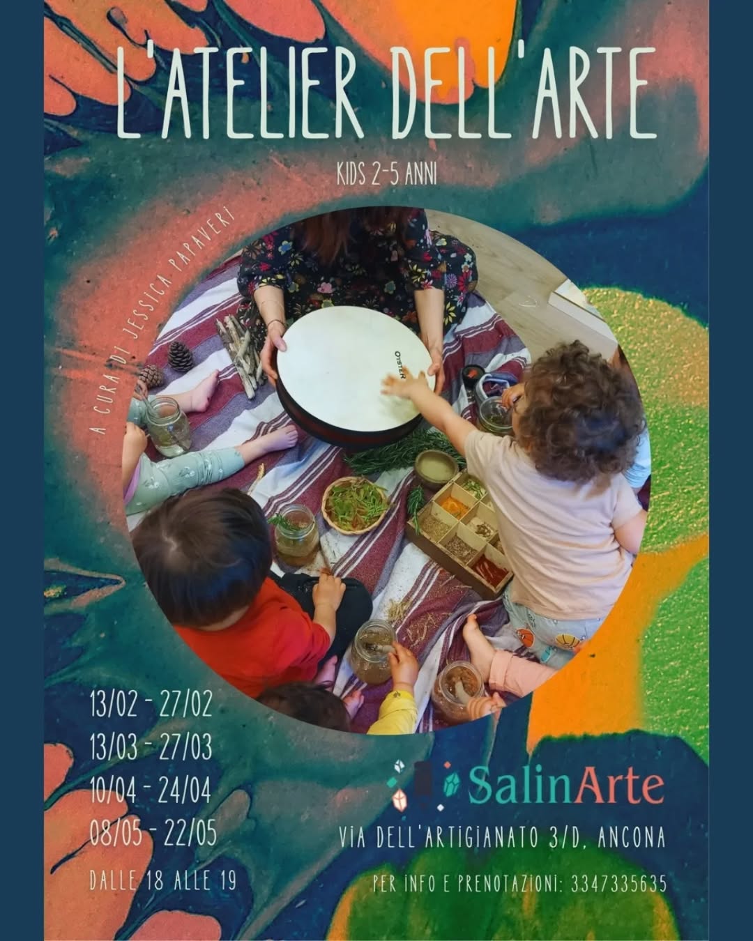L’Atelier dell’Arte – Kids 2–5 anni