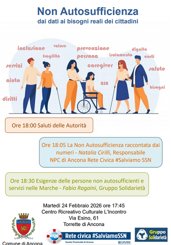 Non Autosufficienza - Dai dati ai bisogni reali dei cittadini