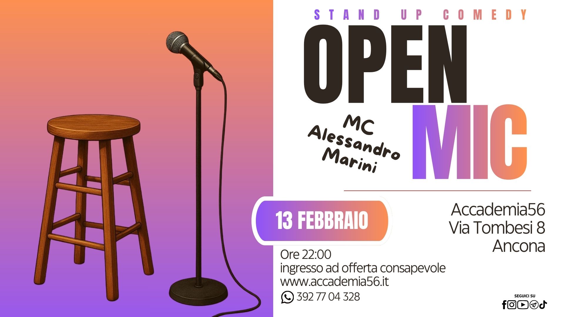 Open Mic: Stand Up Comedy