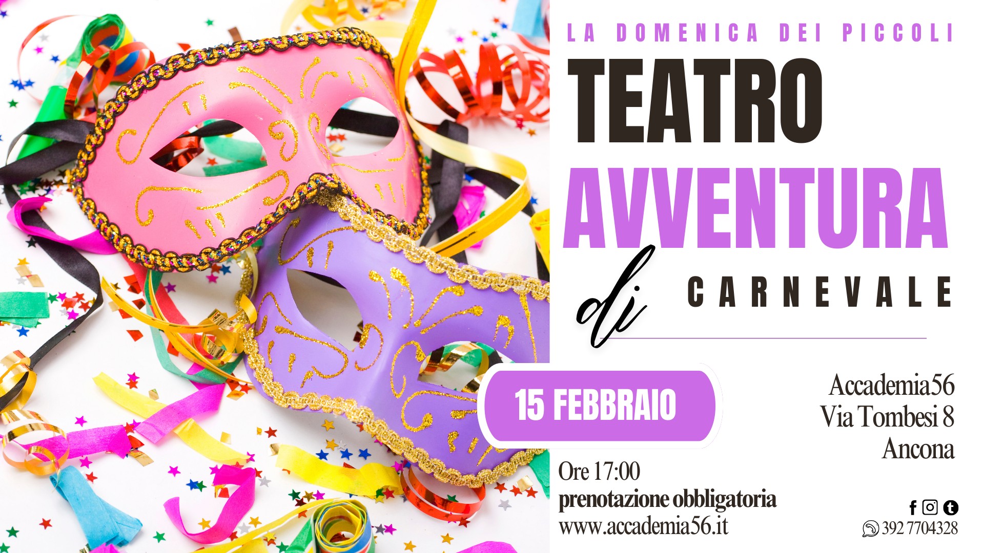 Teatro avventura di Carnevale