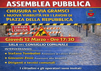 Assemblea Pubblica per i lavori di Piazza della Repubblica