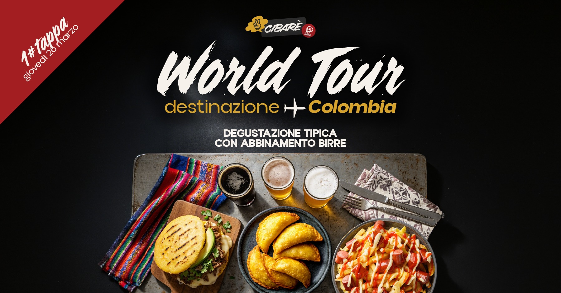 🌍 CIBARÈ WORLD TOUR – TAPPA #1: COLOMBIA 🇨🇴