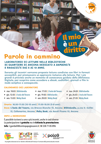 Ciclo di laboratori Parole in Cammino