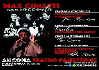Ciclo di spettacoli Max Cimatti Racconta