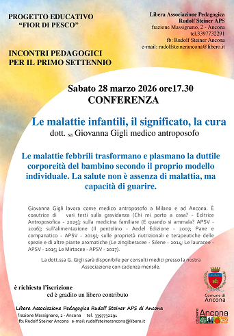 Conferenza Le malattie infantili, il significato, la cura