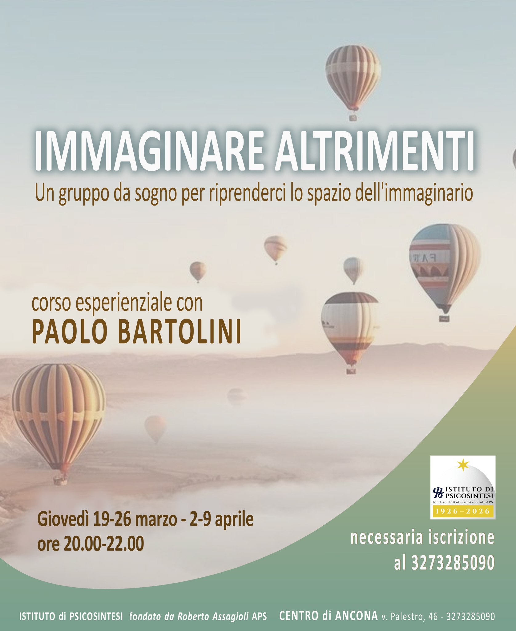 Corso 4 incontri con PAOLO BARTOLINI