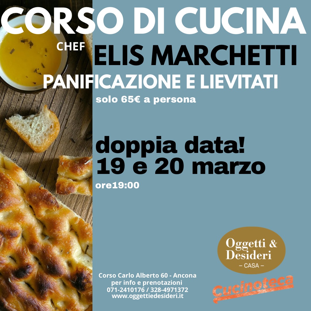 Corso di Cucina Panificati!
