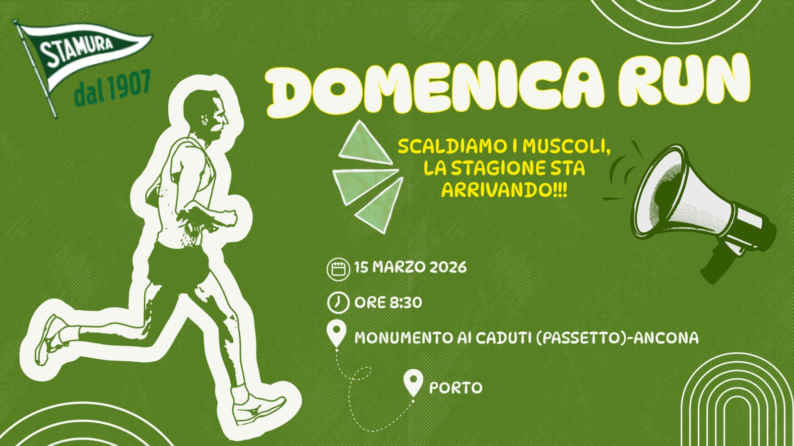 🏃‍♂️DOMENICA RUN!🏃‍♀️