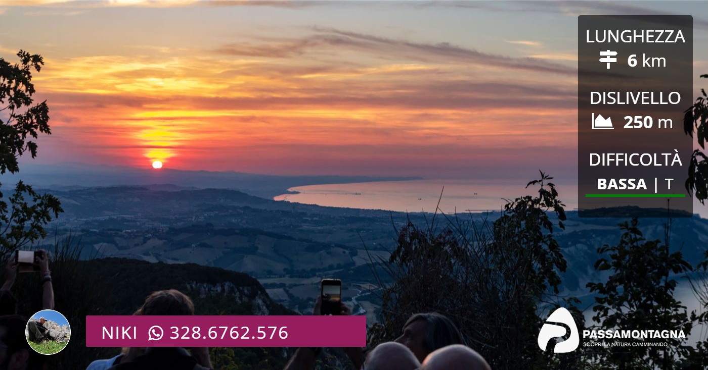 L'ultimo sole dell'inverno dal Monte Conero