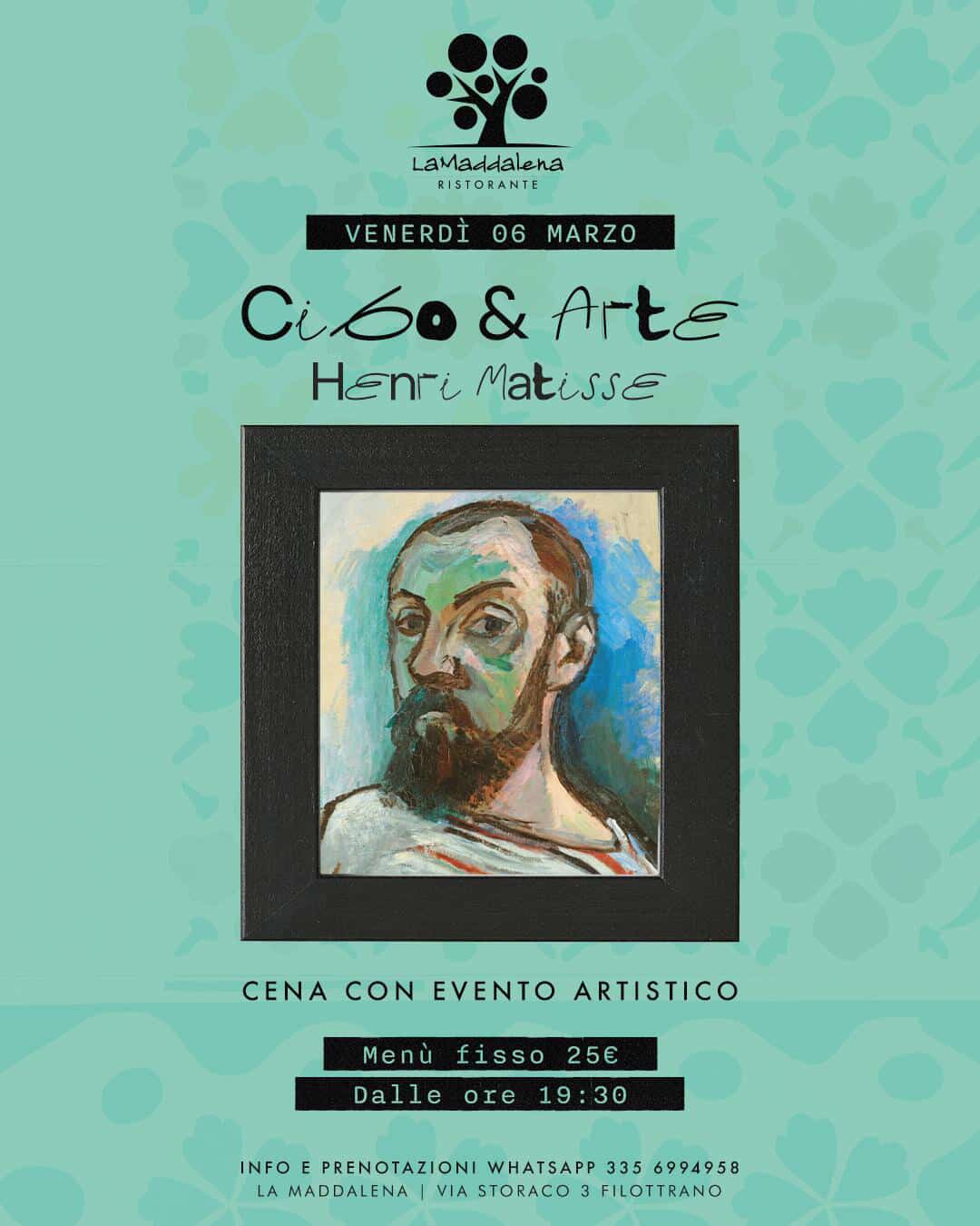 Matisse- Cena ed Arte
