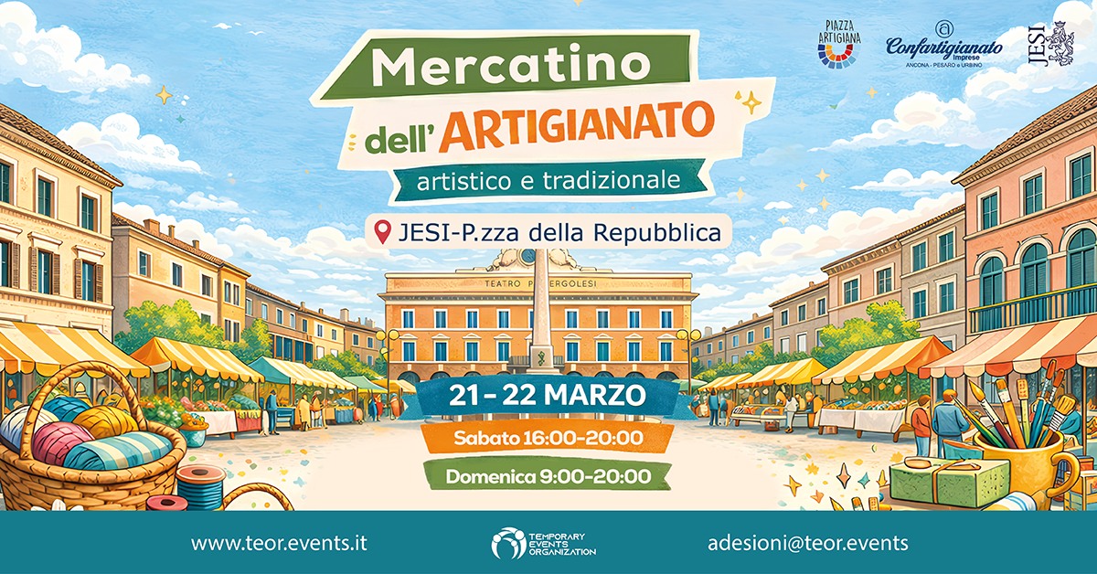 Mercatino dell'artigianato artistico e tradizionale - Jesi