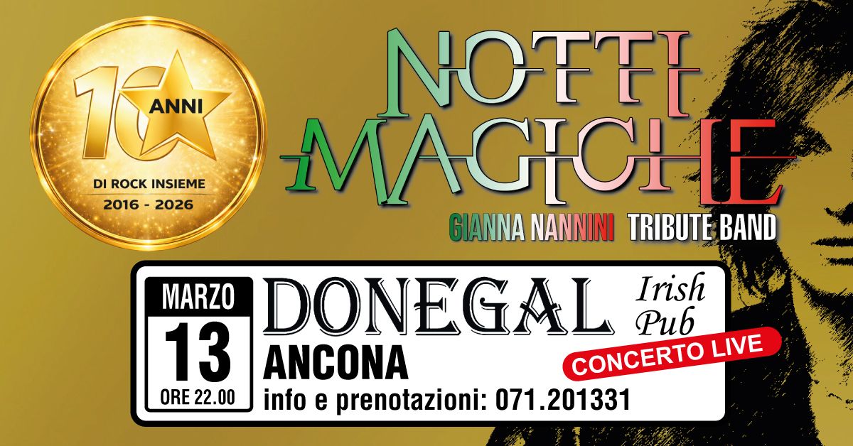 NOTTI MAGICHE - Donegal Irish Pub - Ancona
