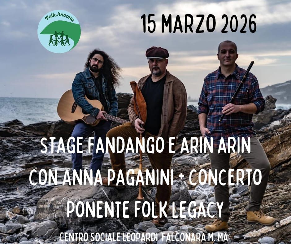 Stage con Anna Paganini + concerto Ponente Folk Legacy