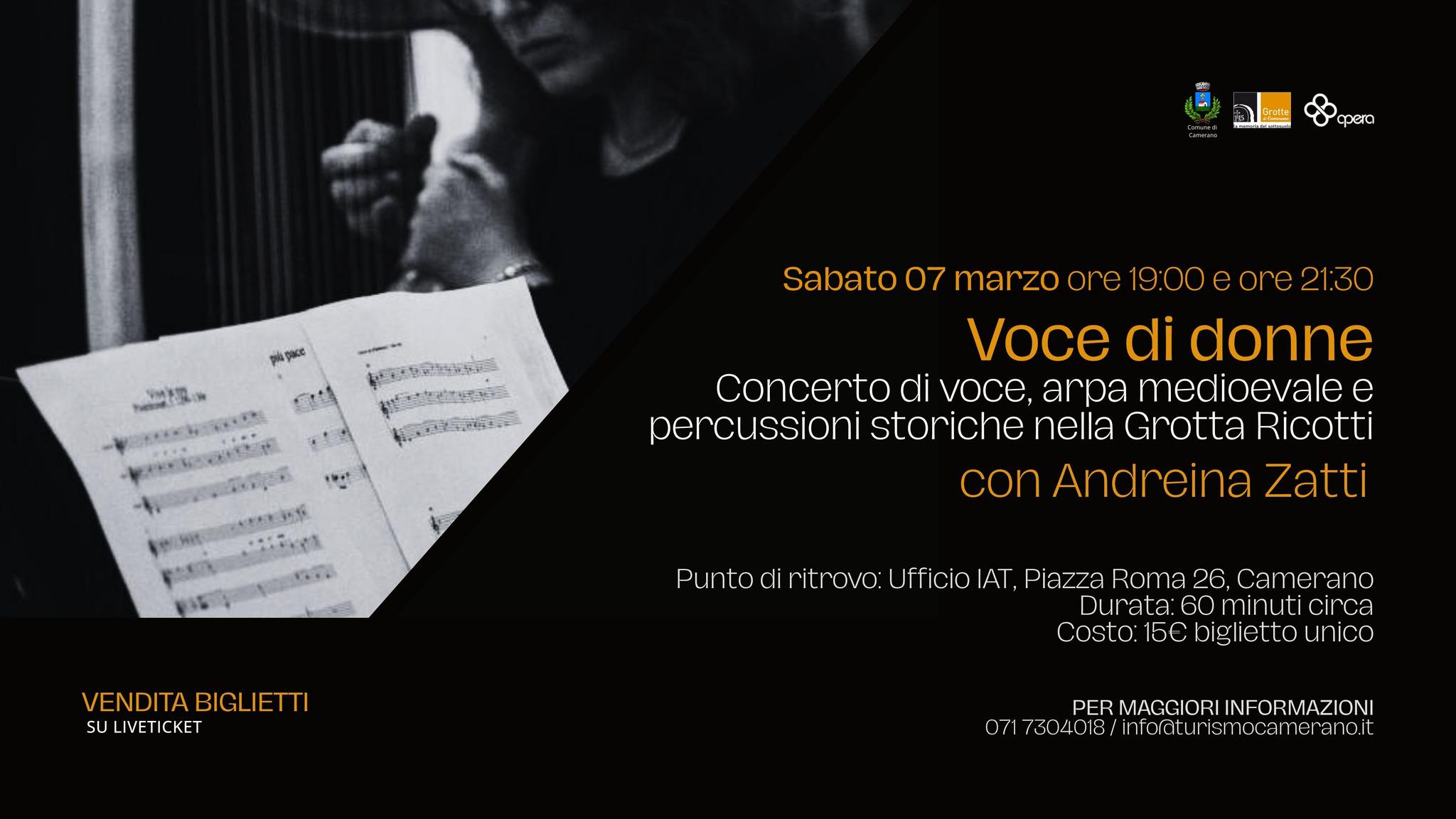 Voce di donne - Concerto di voce, arpa medioevale e percussioni storiche