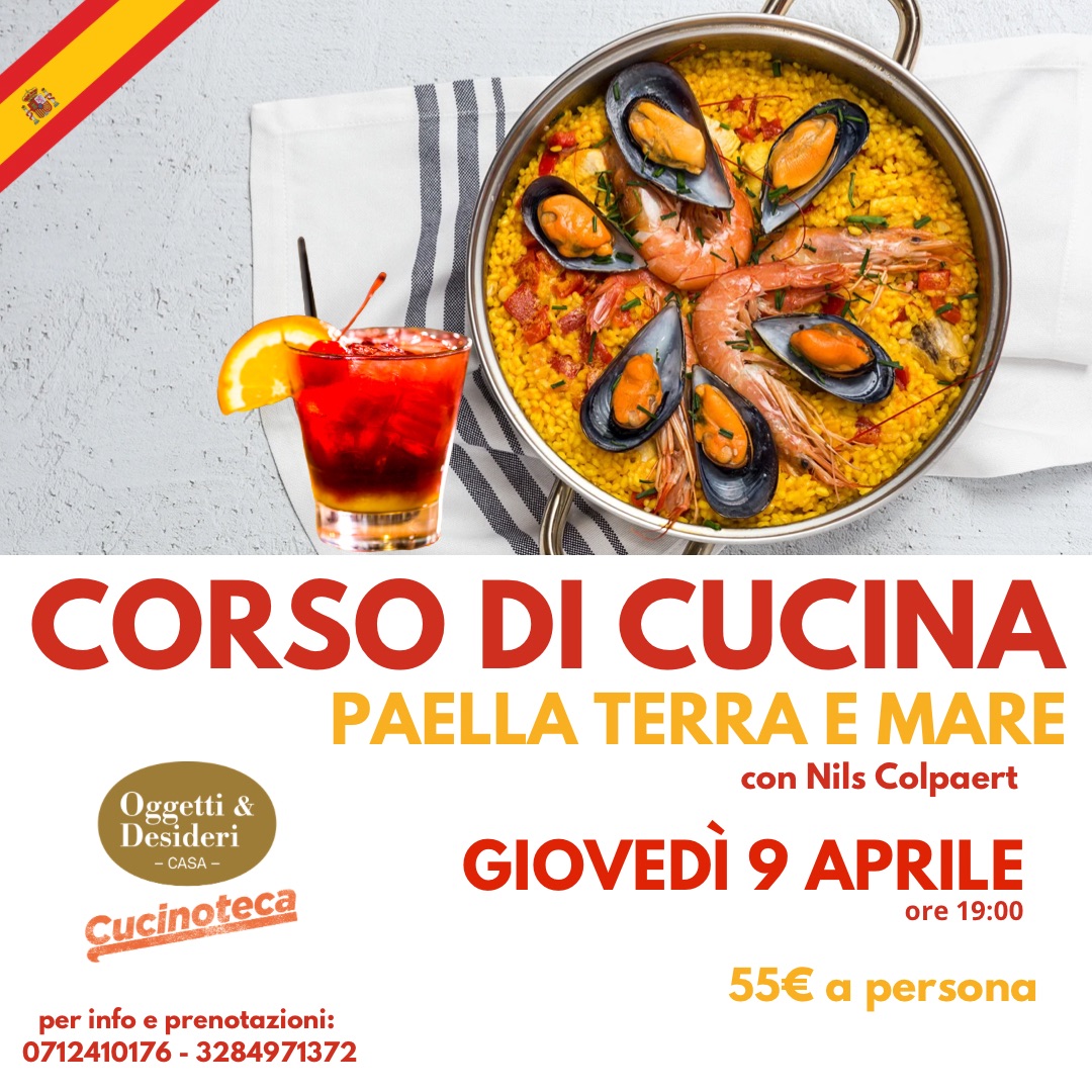 CORSO DI CUCINA - PAELLA!
