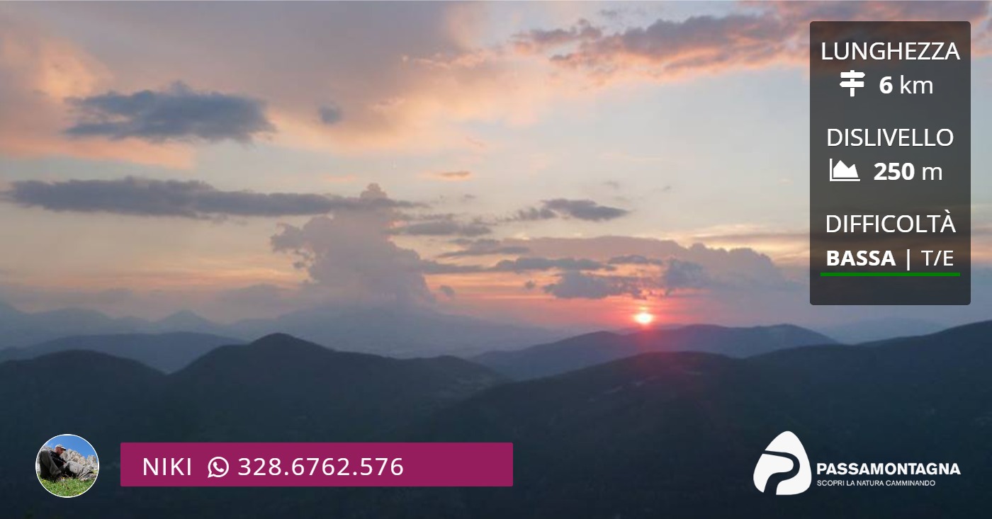 Escursione a Castelletta e tramonto sul Monte Revellone