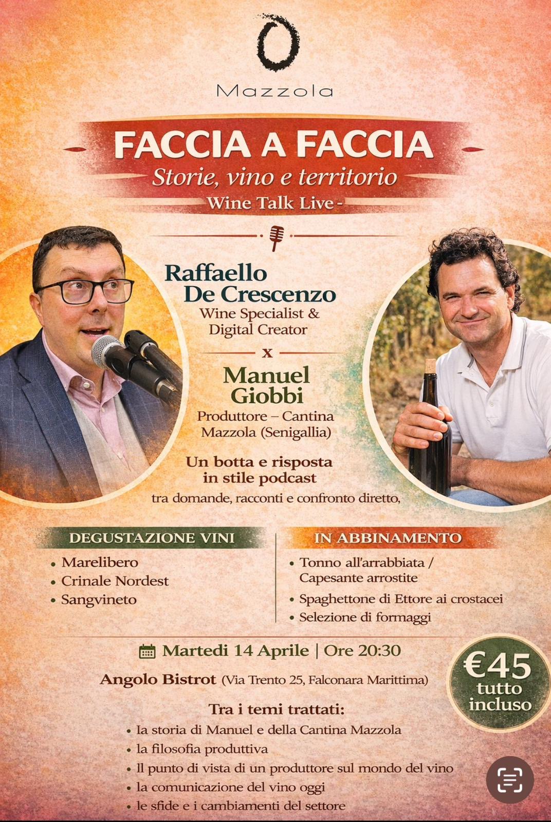 Faccia a faccia: conosciamo la Cantina Mazzola