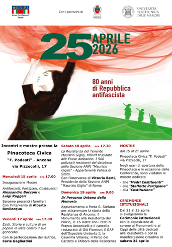 Incontri 81° Anniversario della Liberazione
