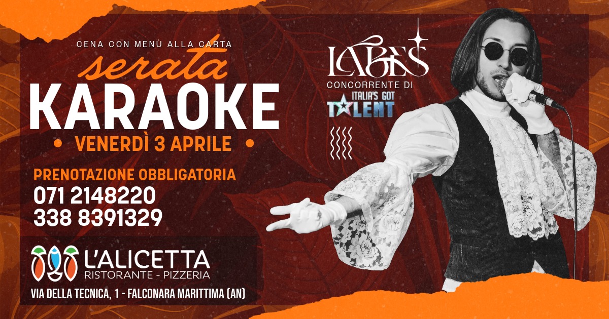 Karaoke con Labes direttamente da Italia's Got Talent