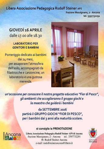 Laboratorio per genitori e bambini all'Associazione