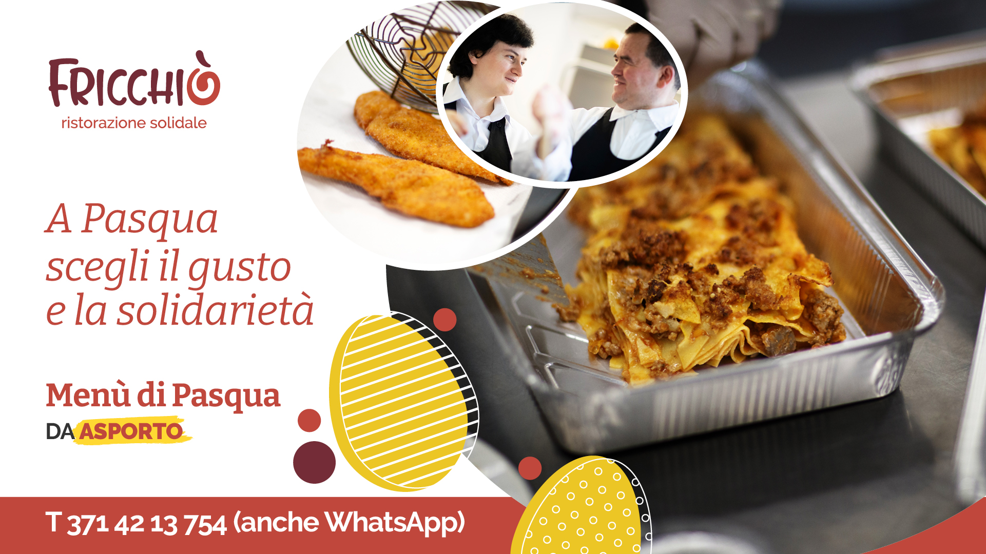 Menù di Pasqua da asporto