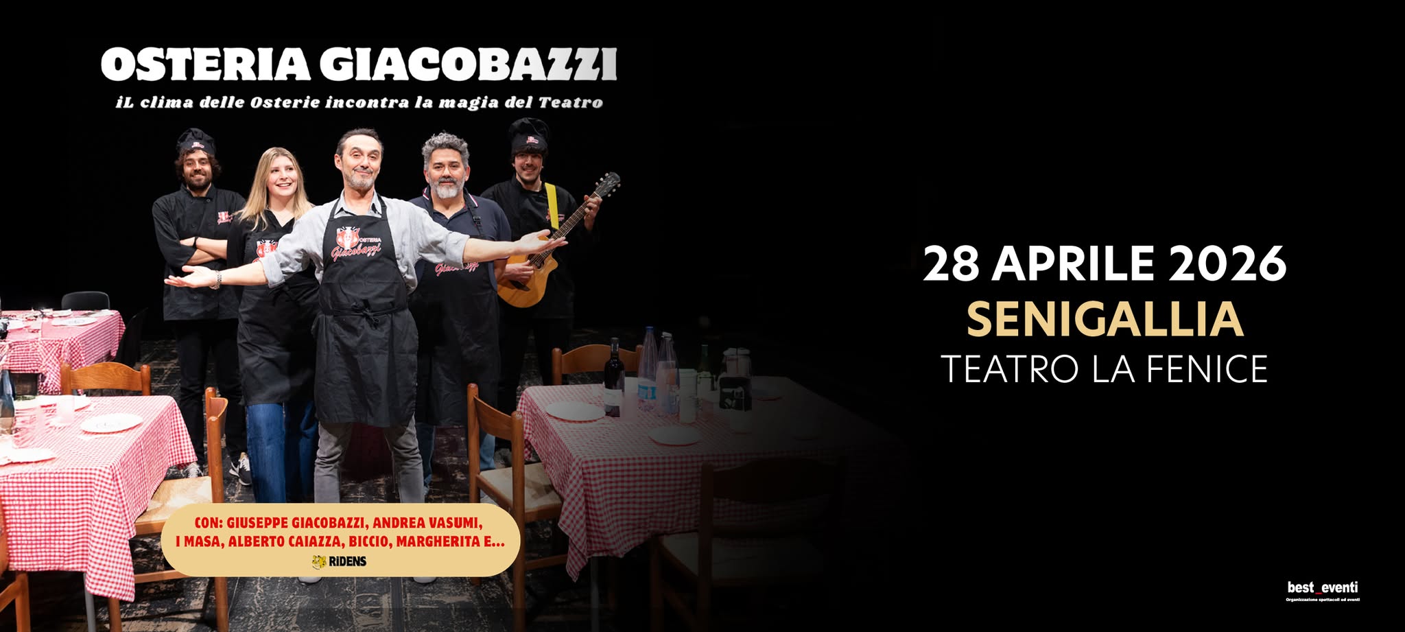 Osteria Giacobazzi - 28.04.2026 - Senigallia, Teatro La Fenice
