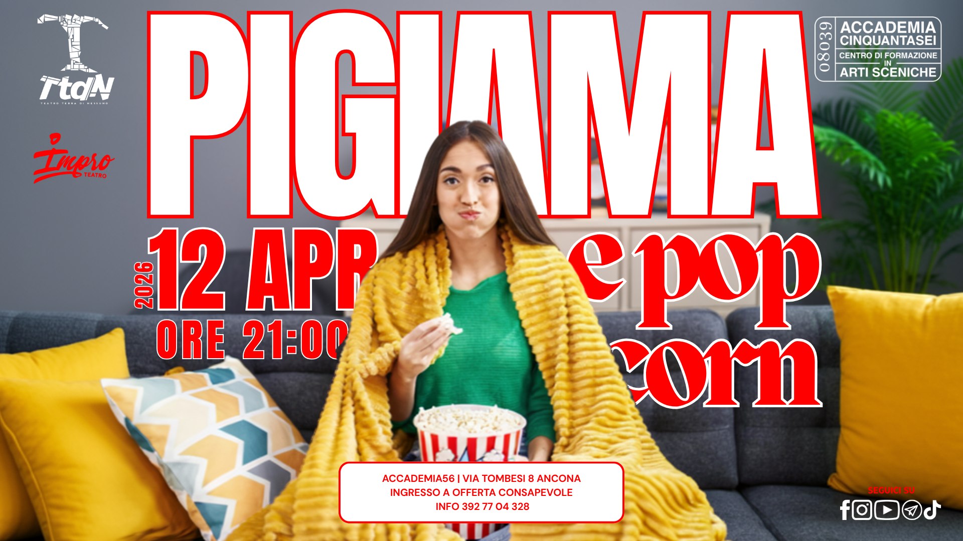 Pigiama e pop corn