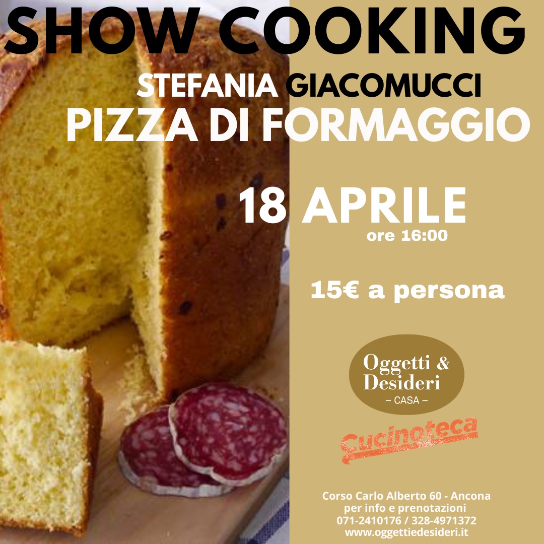 PIZZA DI FORMAGGIO Show Cooking
