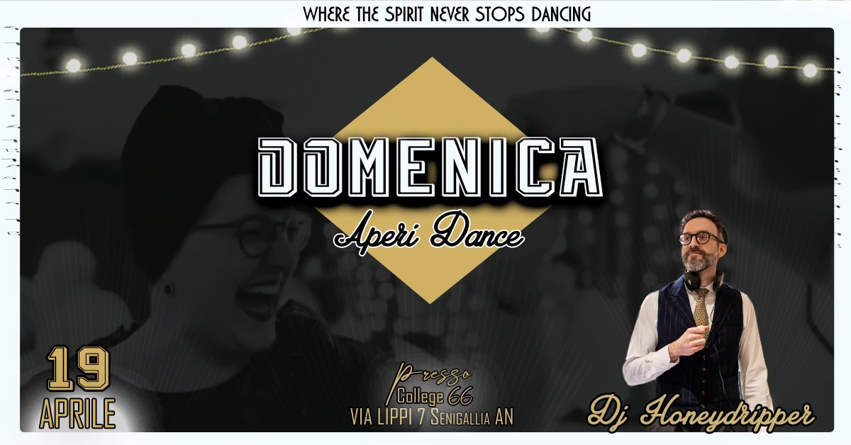 Swing & Rhythm Blues | DJ Honeydripper | APERI DANCE 🍕