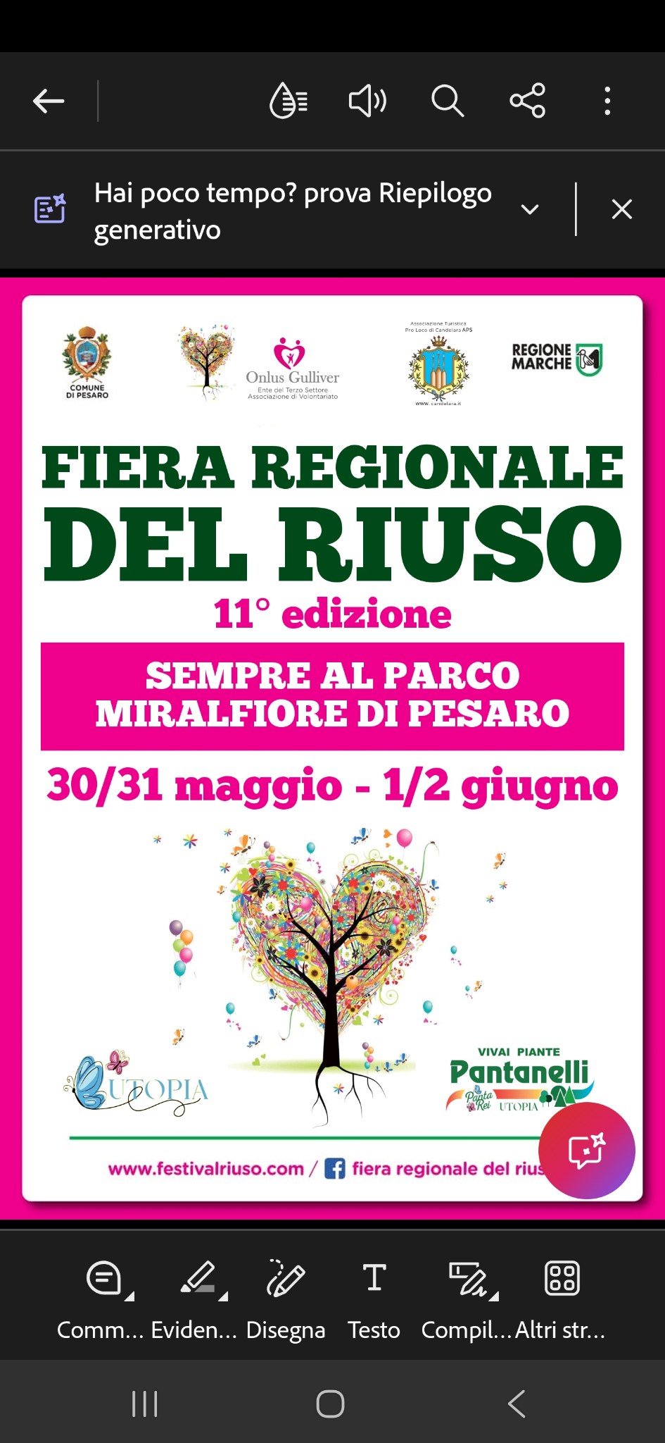 11' Fiera Regionale del Riuso