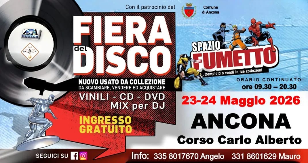 5^ Fiera del Disco & Spazio Fumetto - Ancona