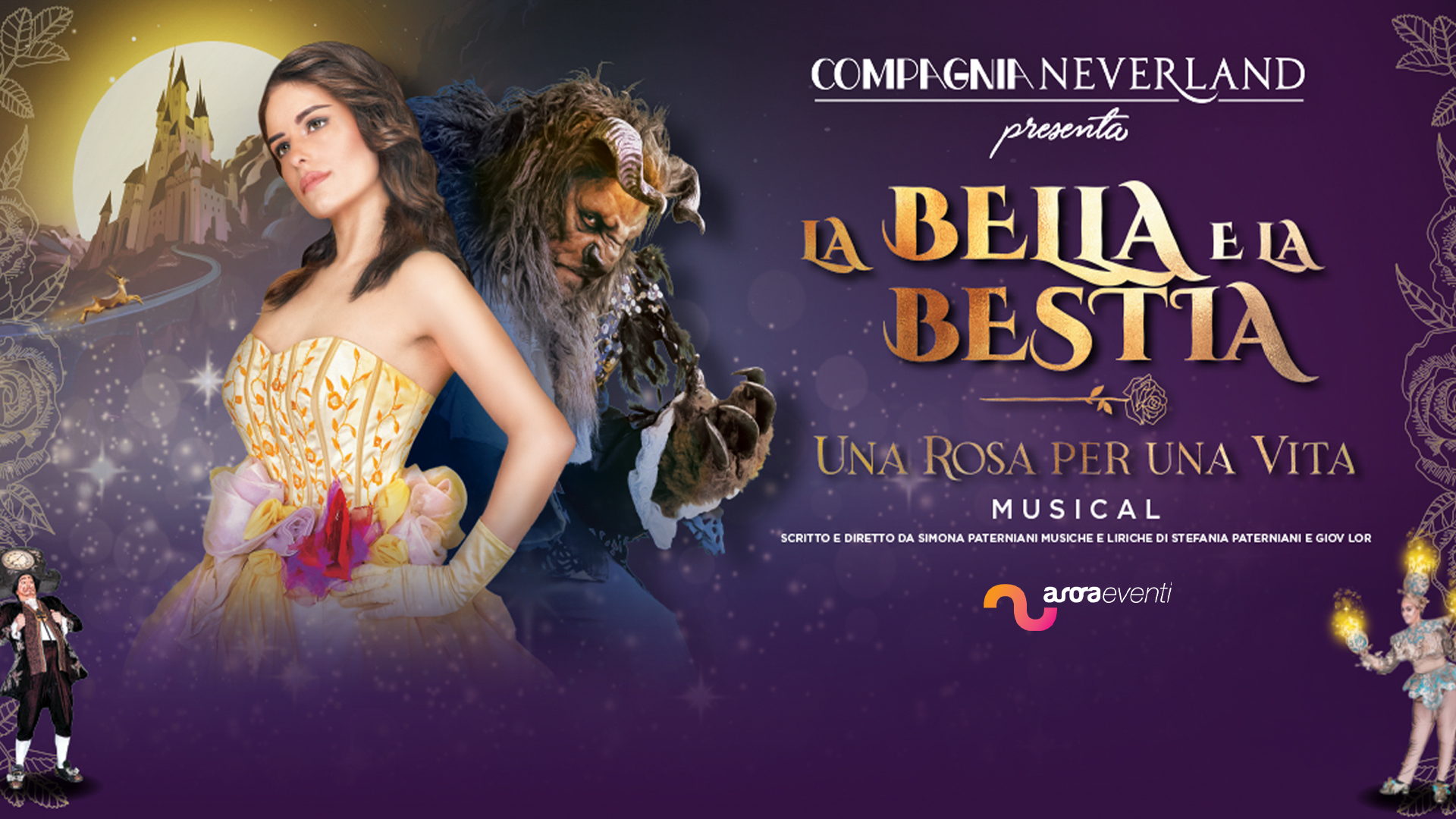 DOPPIO SHOW La Bella E La Bestia – Una Rosa Per Una Vita || Teatro Delle Muse - Ancona