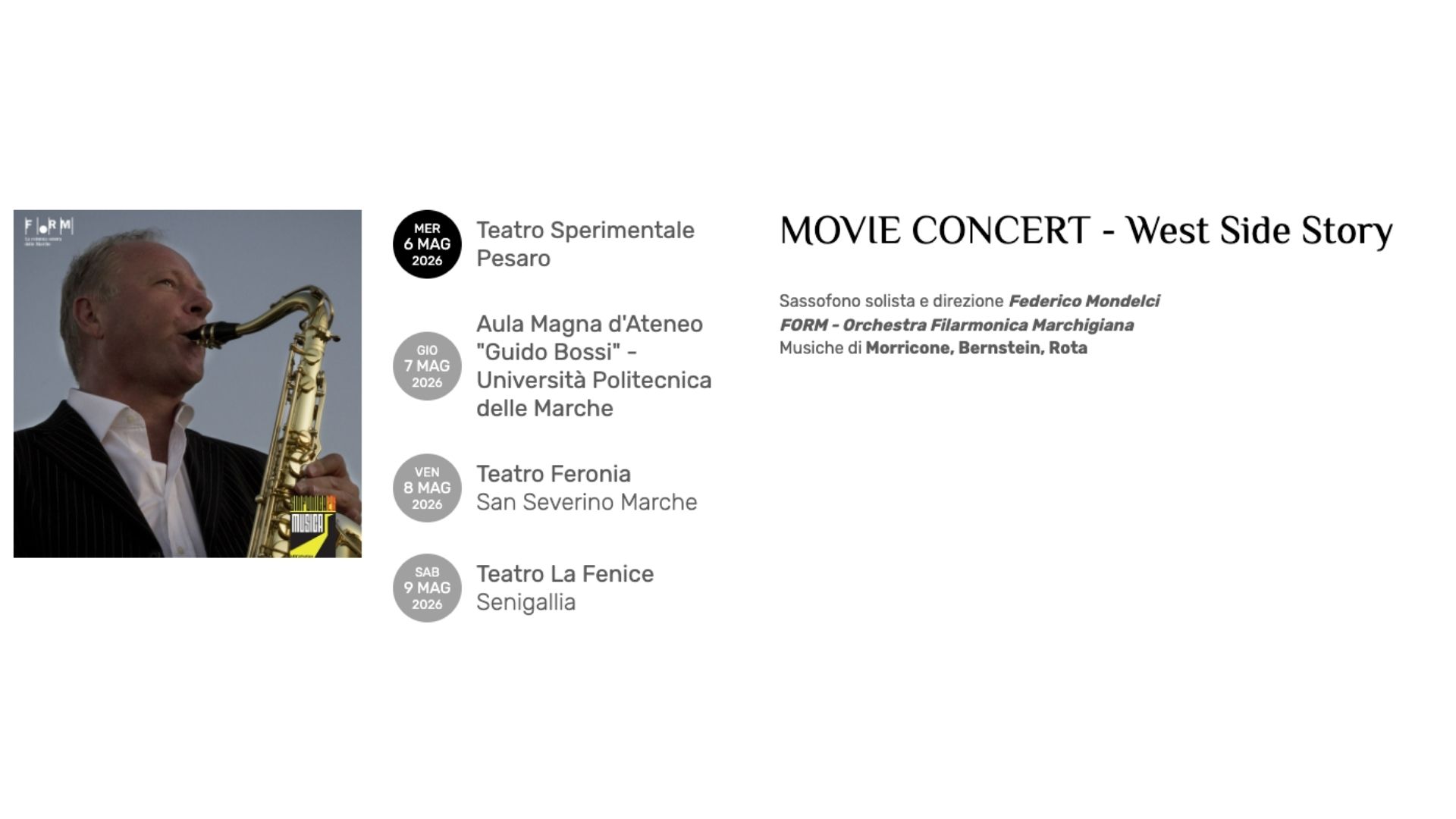 MOVIE CONCERT - West Side Story