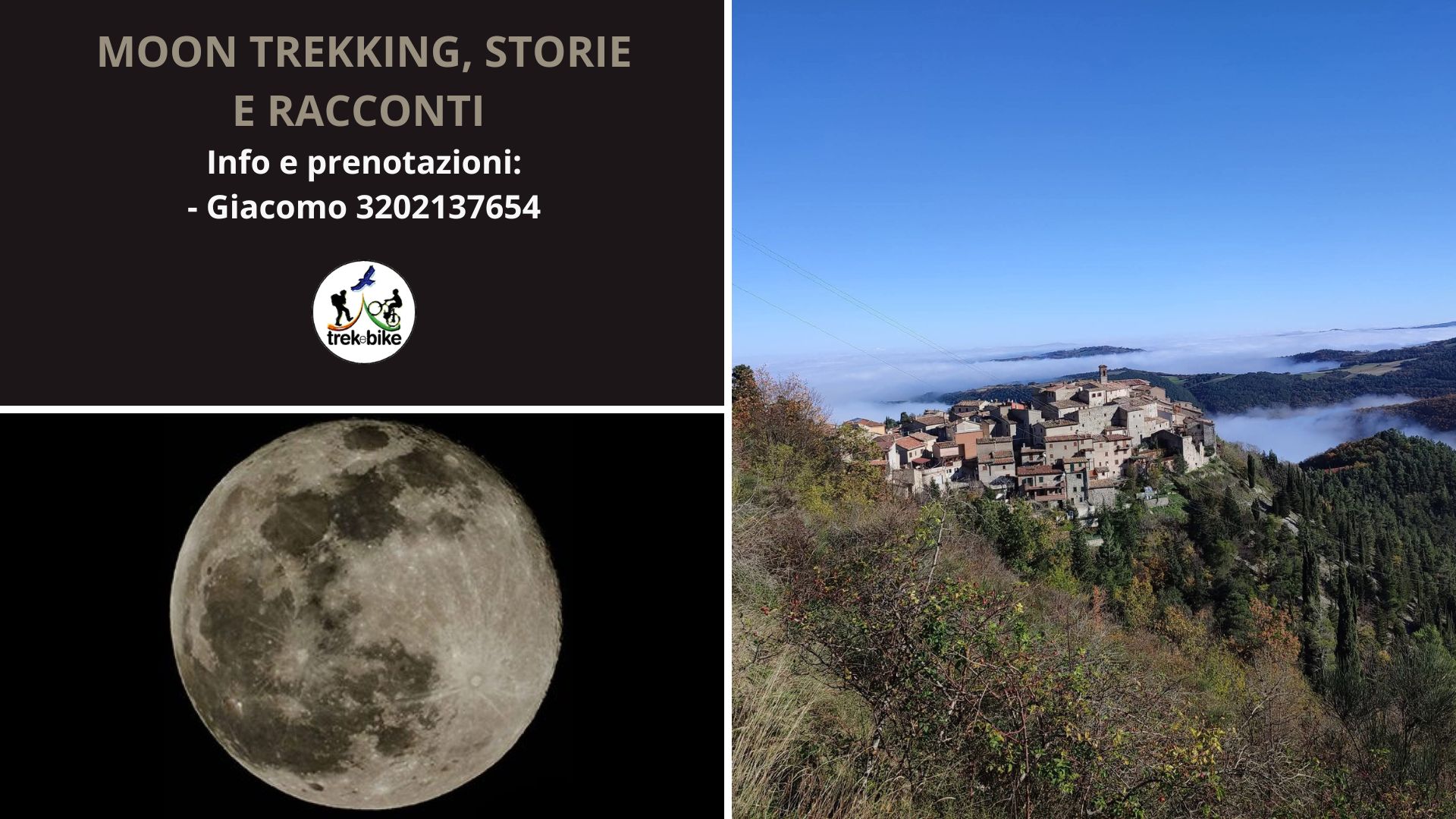 Notte di luna piena a Castelletta
