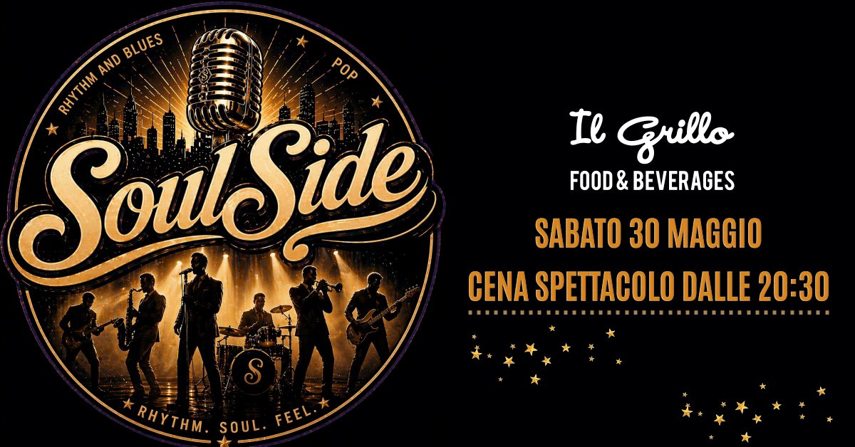 🎷Soul Side live (Soul & Rhythm and Blues)@ Il Grillo