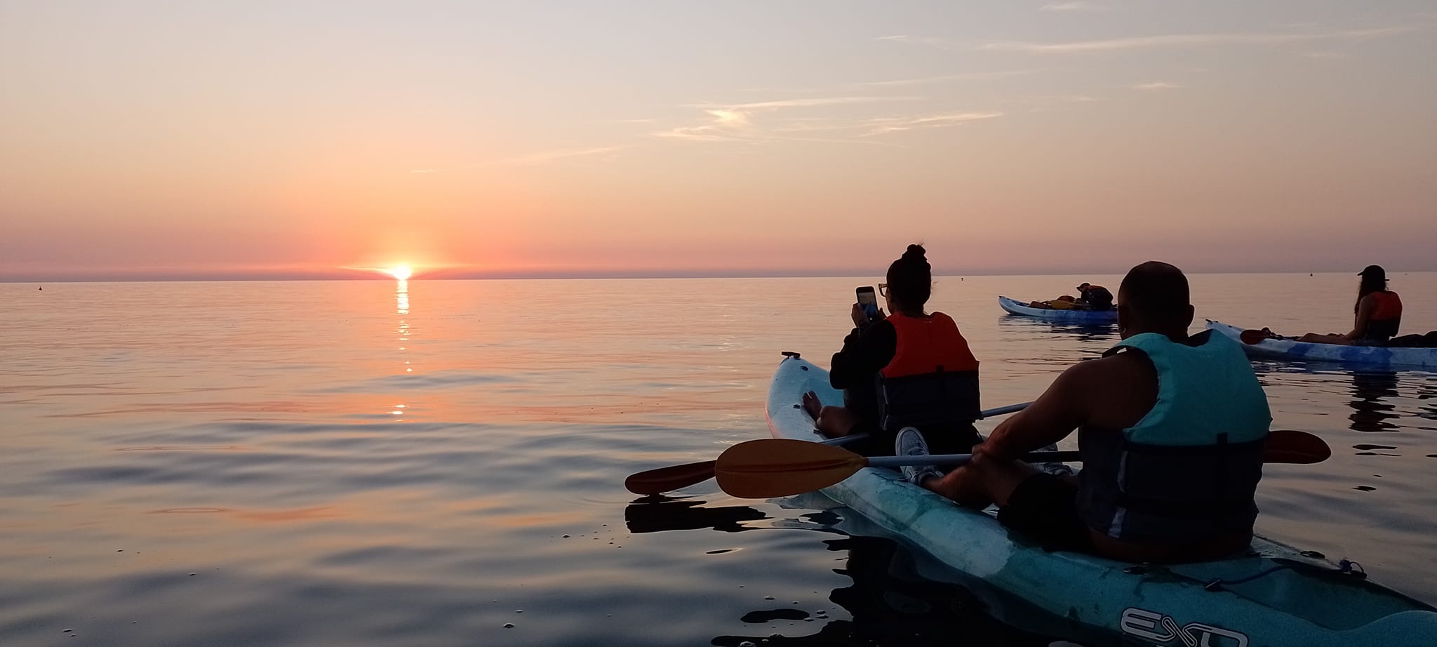 Alba in Canoa da Portonovo alla Baia delle Due Sorelle con colazione al rientro
