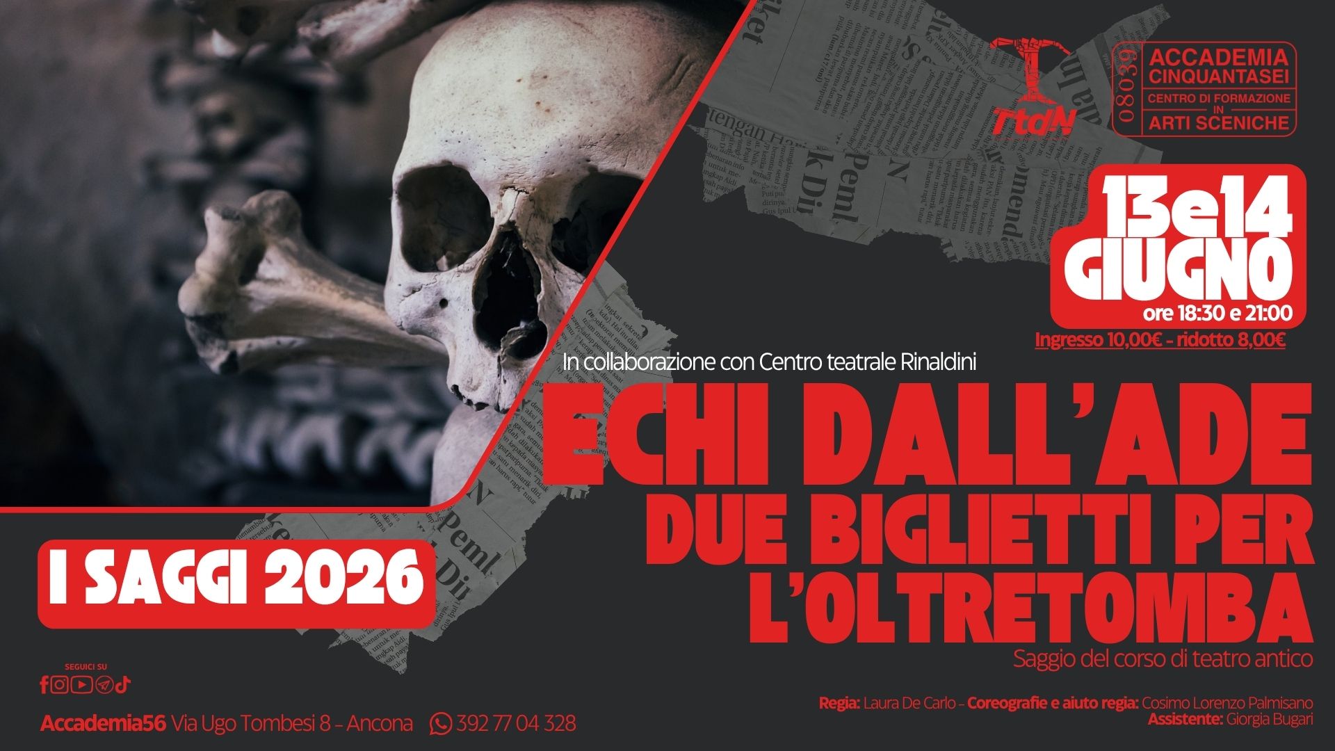 Echi dall'Ade - due biglietti per l'oltretomba