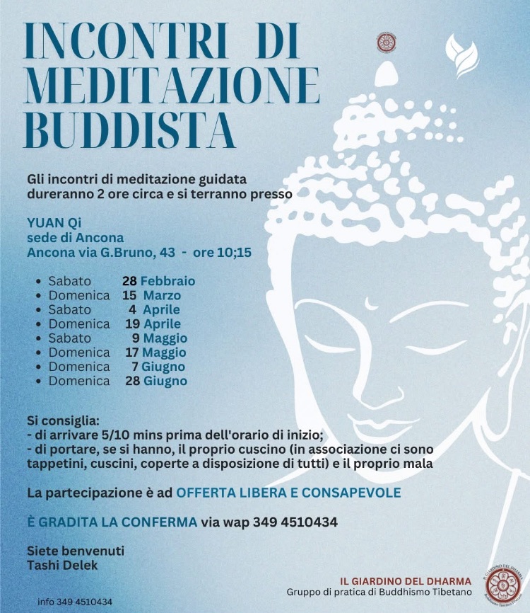 INCONTRI DI MEDITAZIONE BUDDISTA