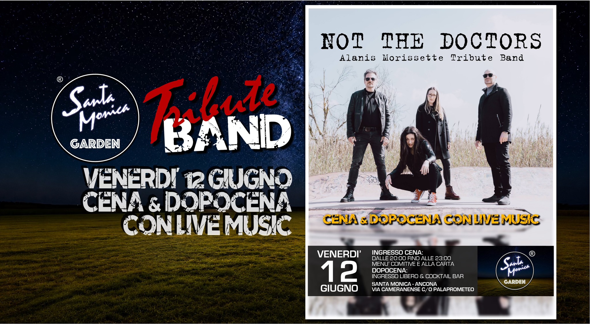 Not The Doctors • Alanis Morissette Tribute Band • Cena & dopocena con live music