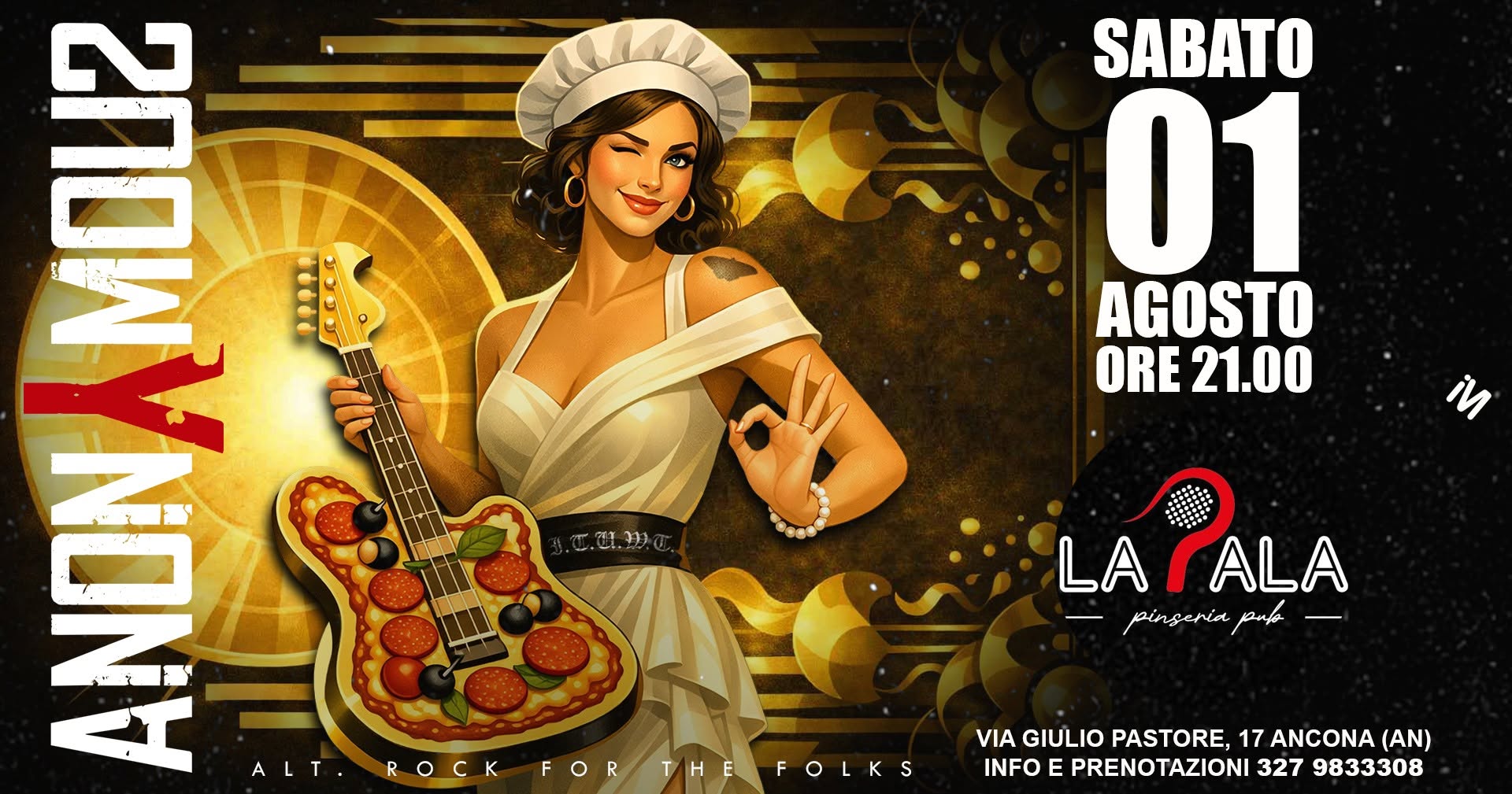 La Pala // 01 Agosto // Anonymous Live